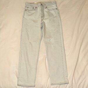 Levi's Light Blue Straight Jeans